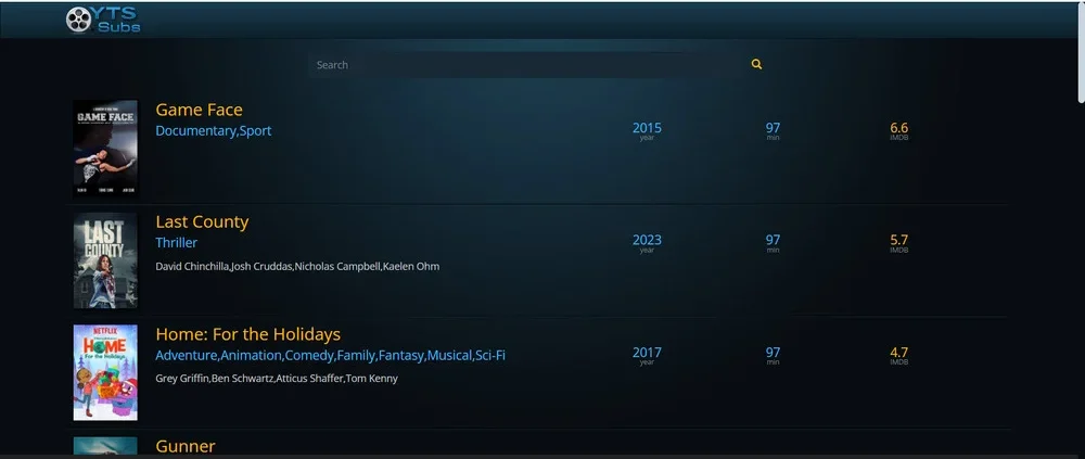 موقع  YIFY Subtitles