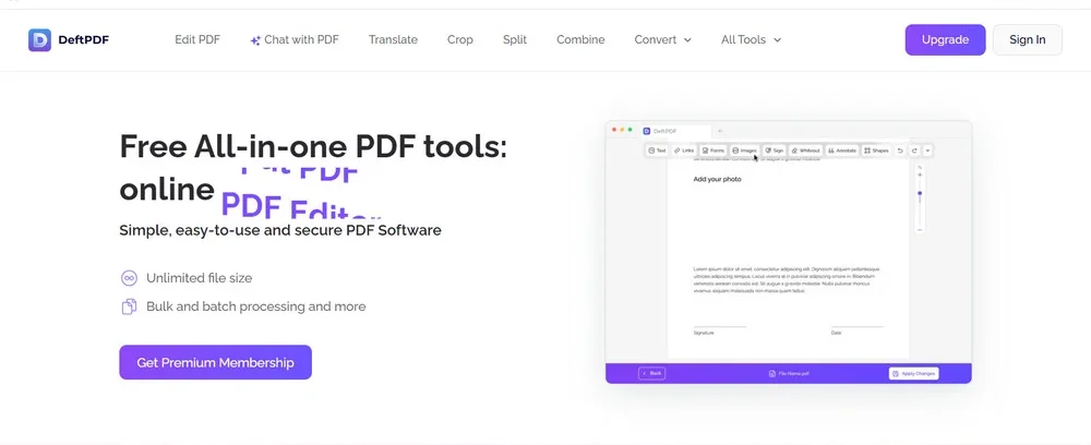 موقع DeftPdf