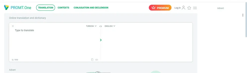 موقع PROMT Online Translator